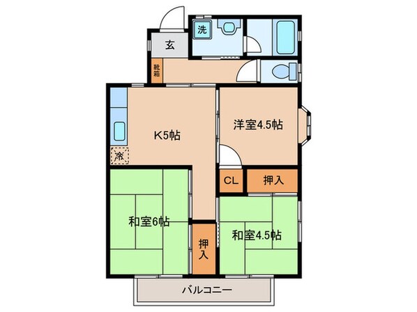 小川ハウス第２の物件間取画像